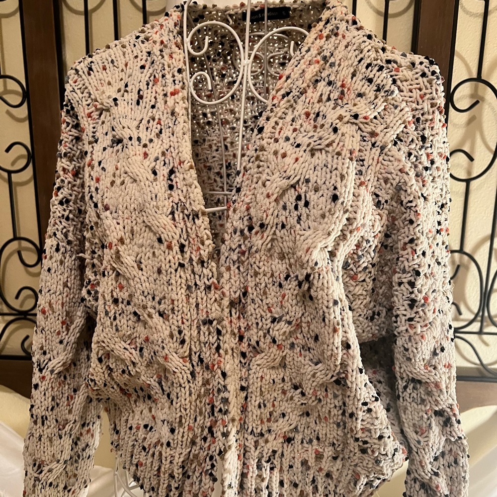 moon & madison Multicolor Knit Cardigan